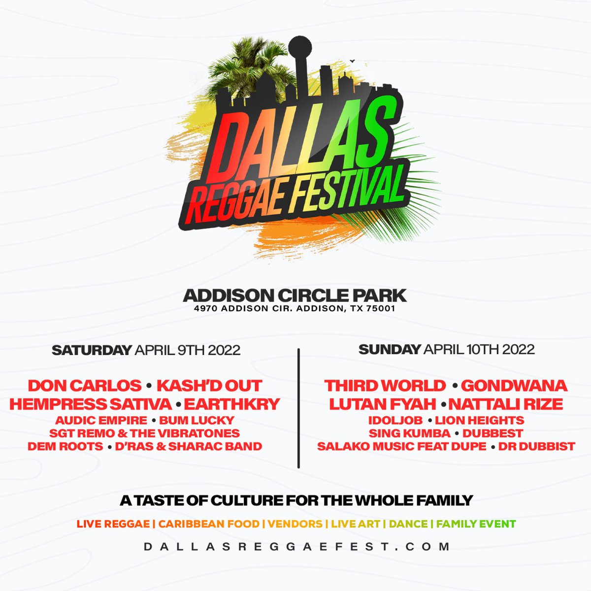 Dallas Reggae Fest 2022 Southlake Style — Southlake's Premiere