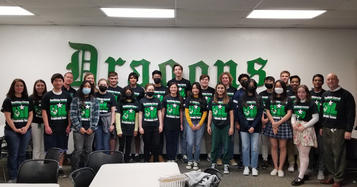 Carroll ISD Academic Team Wins District Championship Southlake Style