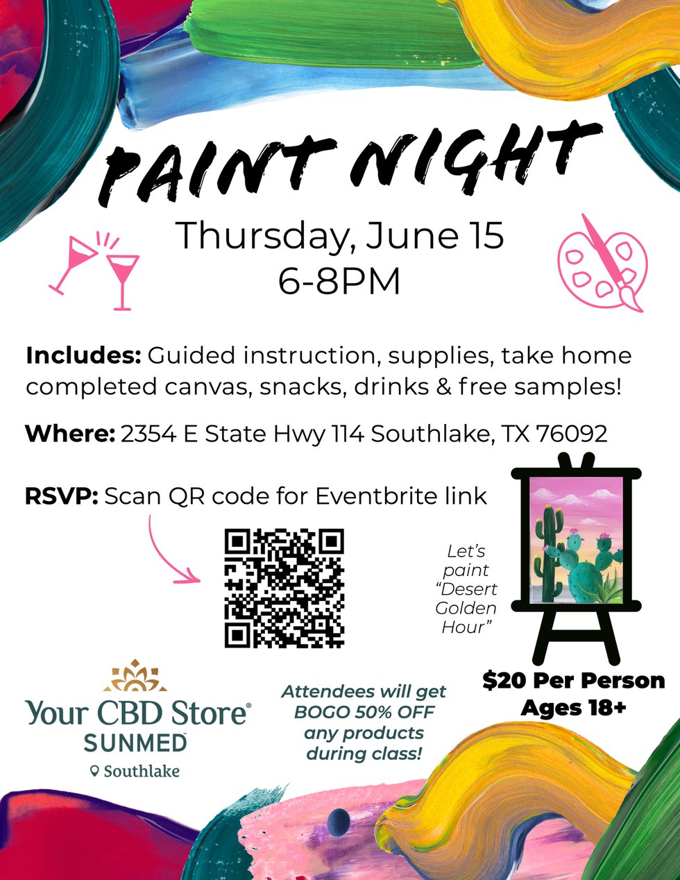 Paint & Sip Night! - Southlake Style — Southlake's Premiere Lifestyle ...