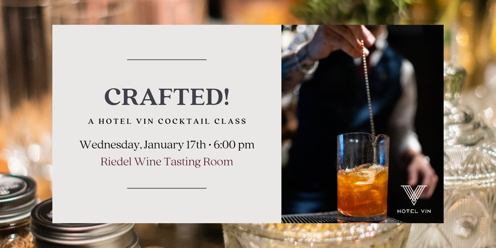 EVENTBRITE  ALL  (2160 × 1080 px)  IF YOU COPY RENAME THE FILE!!!!!!!!!! - Crafted! | A Hotel Vin Cocktail Class | Dry January Mocktails