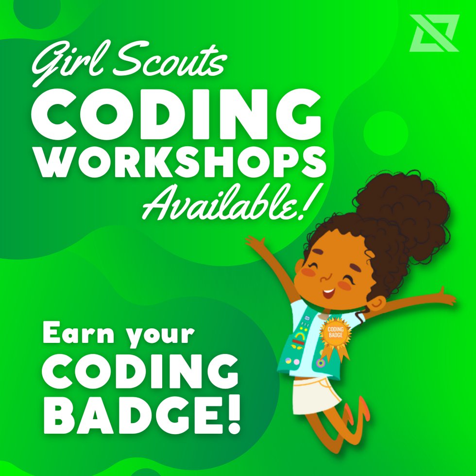 Copy of Girl Scouts Coding Workshop - Social Media - 1